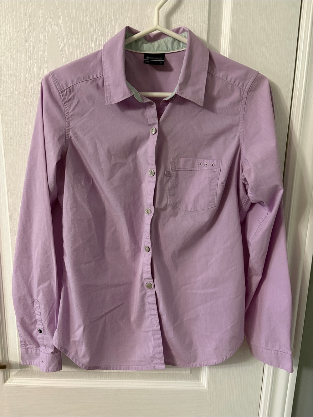 Columbia Lilac Button-Front Shirt